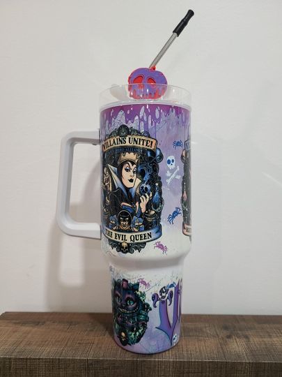 Discover Halloween Villains Movies charactersTumbler , 40 oz tumbler with FREE straw topper, gift for her, ice coffee cup, birthday gift for friend