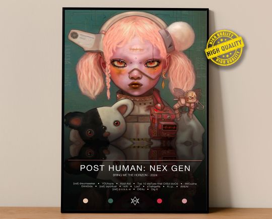 Bring Me The Horizon Poster | POST HUMAN: NeX GEn Poster | Album Poster Prints