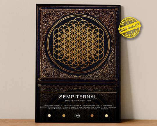 Bring Me The Horizon Poster | Sempiternal Poster | Album Poster Prints