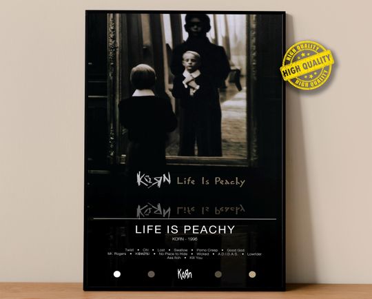 Discover Korn Poster | Life Is Peachy Poster | Album Poster Prints | Wall Decor Posters | Album Cover | Metal Music Poster