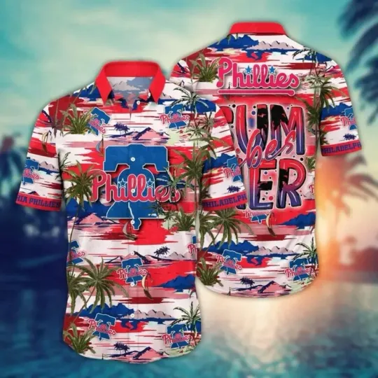 Discover Philadelphia Phillies Summer Vibes Summer Aloha Unisex Hawaiian Shirt
