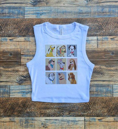 Dog Crop Tank, WDW dog movie baby tee, Life with Dog Crop, Slinky Dog, Cute Dog Womens shirt, Dog Lover