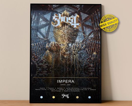 Discover Ghost Poster | Impera Poster | Album Poster Prints | Wall Decor Posters | Album Cover | Metal Music Poster