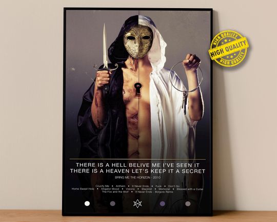 Bring Me The Horizon Poster | There is a Hell Believe Me Poster