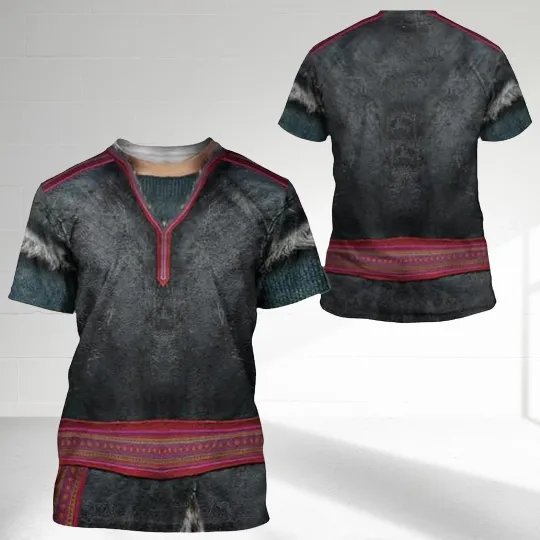 Discover Kristoff Prince Character Cosplay Costume Shirt, Halloween Costume 3D T Shirt