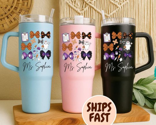 Discover Nurse Tumbler: 40oz Stainless Steel Travel Mug - Nurse Appreciation Gift