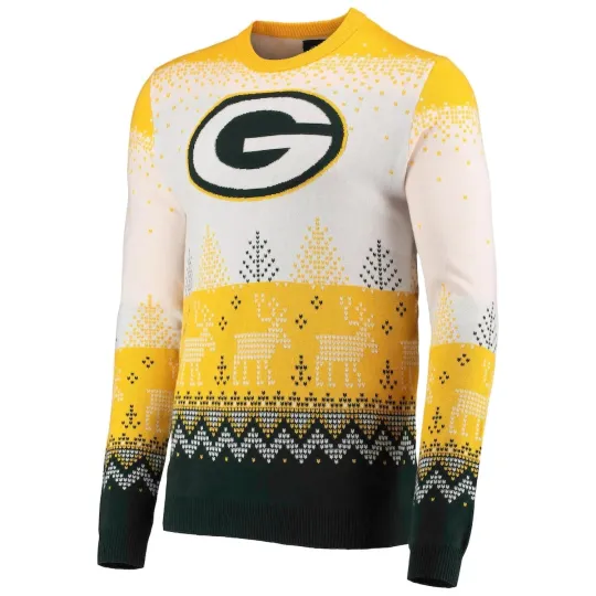 Discover Green Bay Football Team Packers Ugly Sweater, Gift for Football Fan