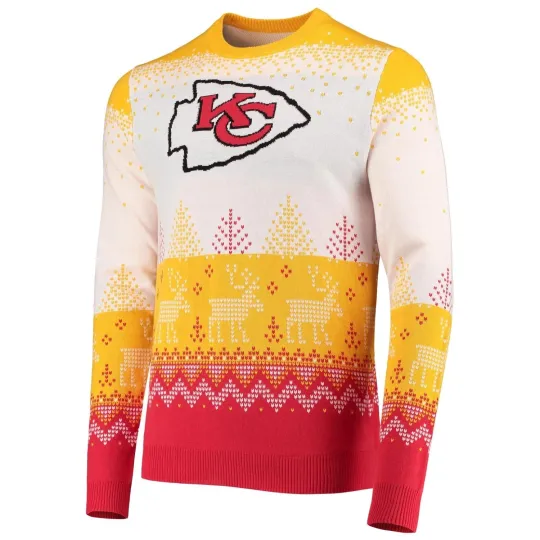 Kansas City Football Team Chiefs Ugly Sweater, Gift for Football Fan