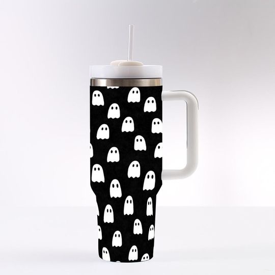 Discover 40 oz Halloween Tumbler, Spooky Drinkware, Large Halloween Cup, Insulated Travel Tumbler, Halloween