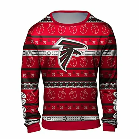 Atlanta Football Team Falcons Ugly Sweater, Football Ugly Sweater