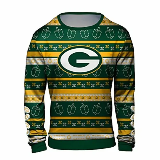 Discover Green Bay Football Team Packers Ugly Sweater, Football Ugly Sweater
