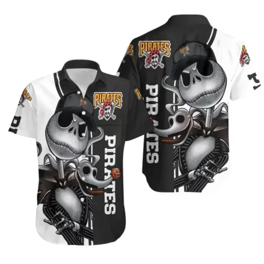 Discover Pittsburgh Pirates Skeleton Spirit Hawaiian Shirt Summer Aloha S-5XL