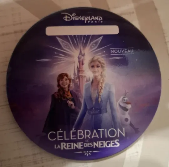 Disneyland Paris Snow Queen Celebration Badge Disneyland