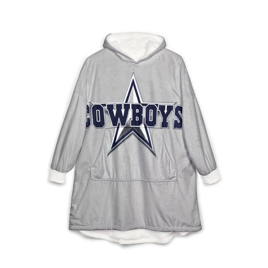 Discover Cowboys Hooded Blanket