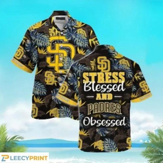 Discover San Diego Baseball Tropical Hawaiian Shirt For Hot Summer , Gift for Fan