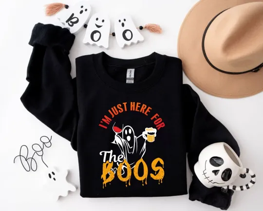 Halloween Boos Sweatshirt for Kids, Youth, and Adults