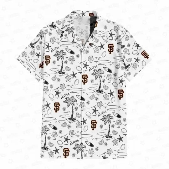 San Francisco Baseball Aloha Paradise Hawaiian Shirt Unisex Adults, Gift for Fan