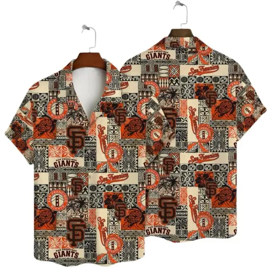 San Francisco Baseball Heritage Patchwork Hawaiian Shirt Unisex Adults, Gift for Fan