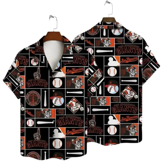 Discover San Francisco Baseball Vintage Baseball Patch Hawaiian Shirt Unisex Adults, Gift for Fan