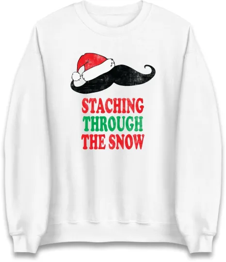 Discover Staching Through the Snow Christmas Sweatshirt