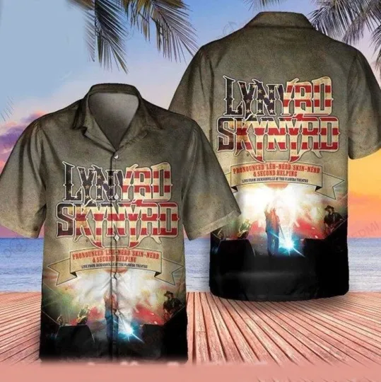 Lynyrd Skynyrd Live At The Florida Theatre Summer Aloha 2025 Hawaiian Shirt