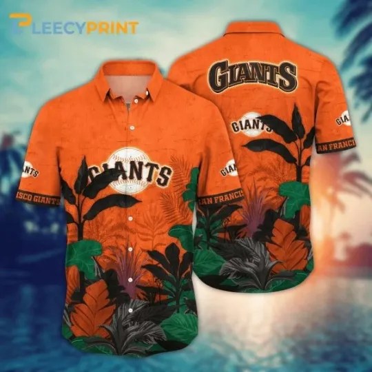 Discover San Francisco Baseball Tropical Fruits Warm Breezes Aloha Shirt, Gift for Fan
