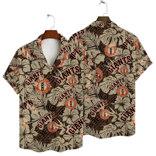 Discover San Francisco Baseball Vintage Palm Hawaiian ShirtUnisex Adults, Gift for Fan