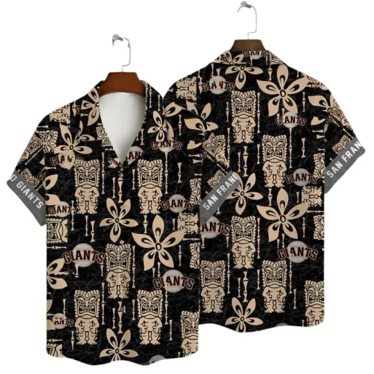 Discover San Francisco Baseball Tiki Vibes Hawaiian Shirt Unisex Adults, Gift for Fan