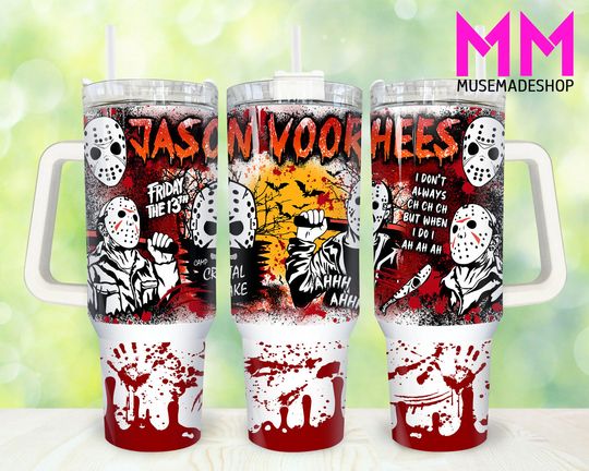Discover Horror Movies 40oz Tumbler, Halloween Tumbler 40oz, Halloween Horror 40oz Tumbler Wrap