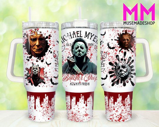 Discover Horror Movies 40oz Tumbler, Halloween Tumbler 40oz, Halloween Horror 40oz Tumbler Wrap