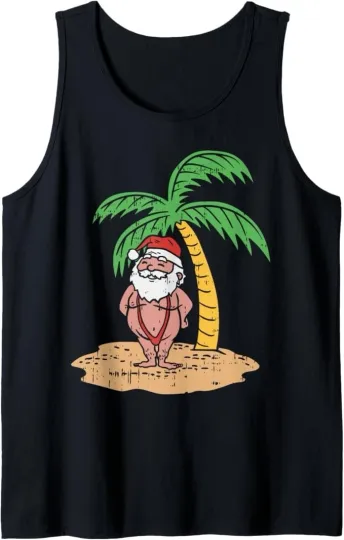 Discover Santa Mankini Summer Swimsuit Tank Top