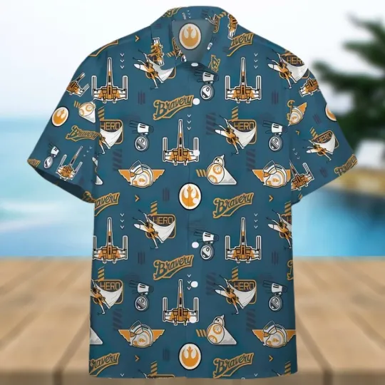 Discover 3D Star Wars Badge Custom Hawaiian Shirt