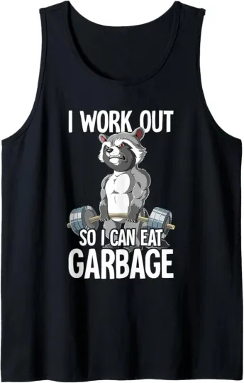 Discover Raccoon Gym Weight Training Tank Top