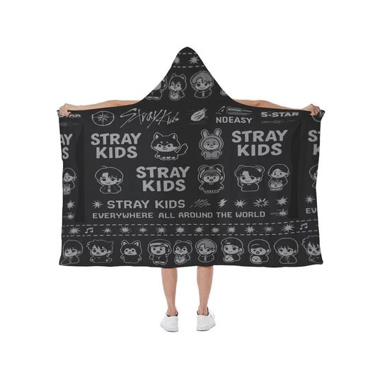 Stray Kids Hoodie KPOP Hooded Blanket