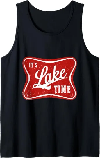 Discover Lake Time Tank Top for Hiking Camping Boating Outdoor Activities
