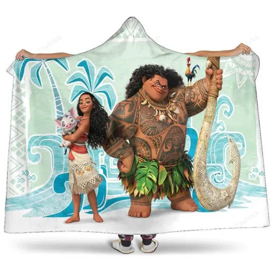 Discover 3D Printed Hooded Blanket – Full Graphic Fleece Throw for Cozy Style & Gifts