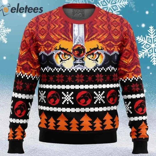 Discover Ho Ho Hooo Holiday Thundercats Ugly Christmas Sweater
