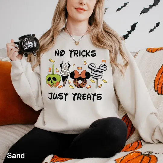 Discover Disney Halloween Sweatshirt with Jack-o'-Lantern Design