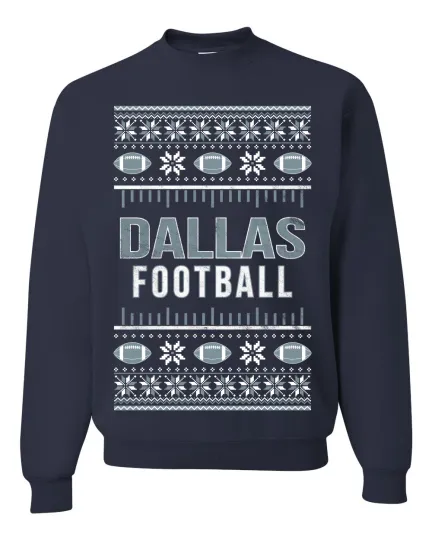 City of Dallas DAL American Football Unisex Crewneck Sweatshirt