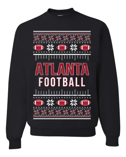 City of Atlanta ATL American Football Unisex Crewneck Sweatshirt