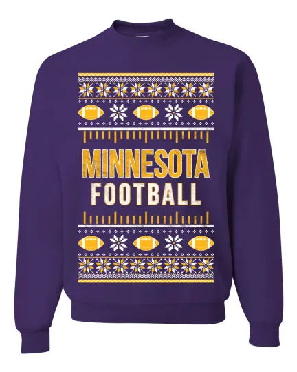 Discover City of Minnesota MIN American Football Unisex Crewneck Sweatshirt