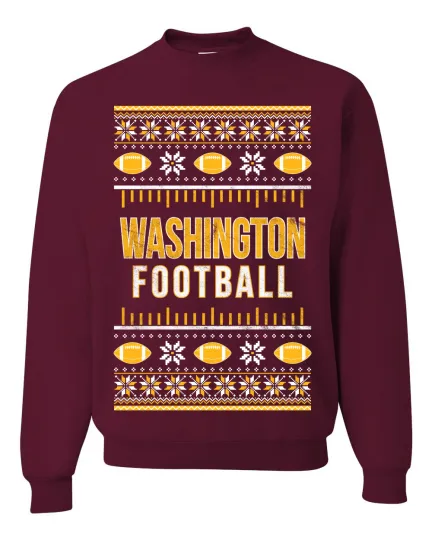 City of Washington DC American Football Unisex Crewneck Sweatshirt