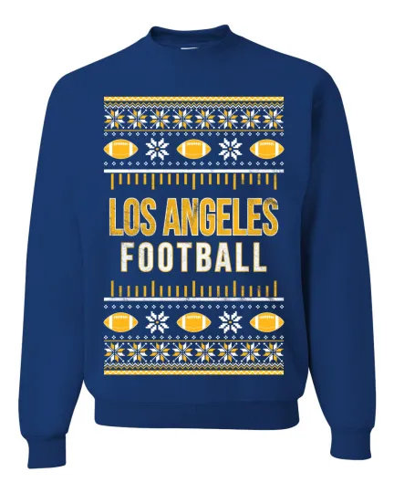 Discover City of Los Angeles LAR American Football Unisex Crewneck Sweatshirt