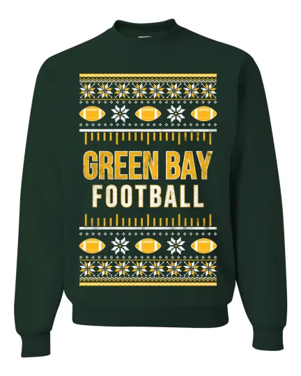 City of Green Bay GB American Football Unisex Crewneck Sweatshirt
