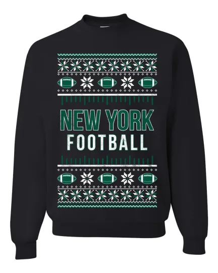 Discover City of New York NY American Football Unisex Crewneck Sweatshirt