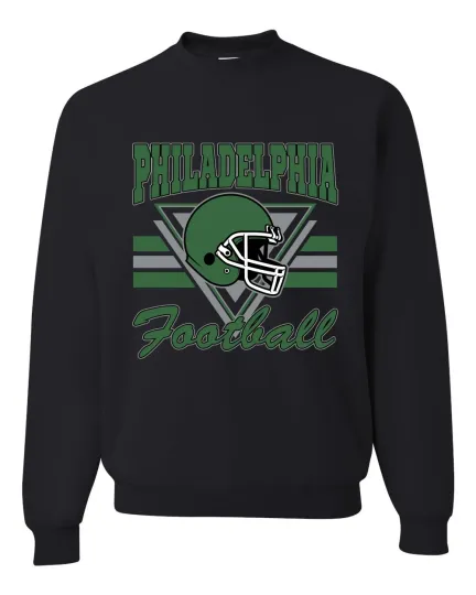 Discover Philadelphia Football Helmet Unisex Crewneck Sweatshirt