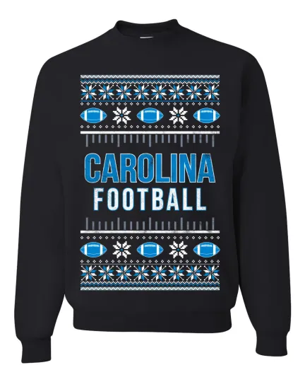 Discover City of Carolina CAR American Football Unisex Crewneck Sweatshirt
