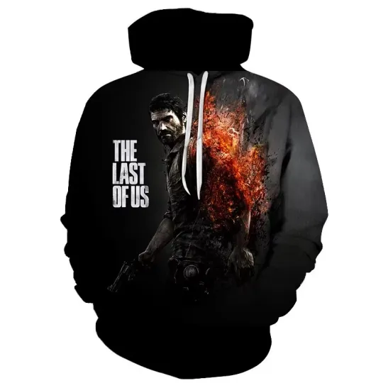 Discover The Last of Us 3D Print Hoodie Men Women Streetwear