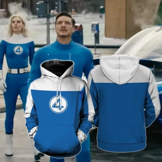 Discover 3D Hoodies The Fantastic Four First Steps MCU Reed Richards Cosplay