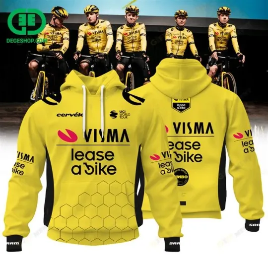 Discover Tour de France Visma Lease a Bike Team 3D Hoodie